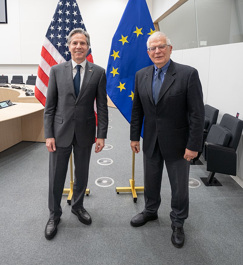 SecState Anthony Blinken and Josep Borrell