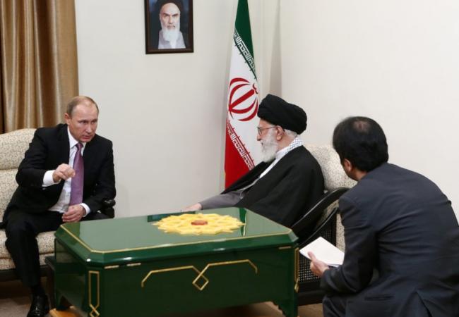 Russian President Vladimir Putin meets Supreme Leader Khamenei, 2015