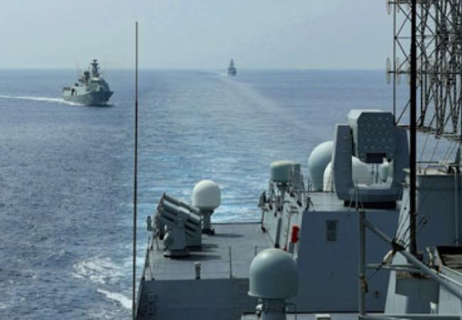 Chinese war ships