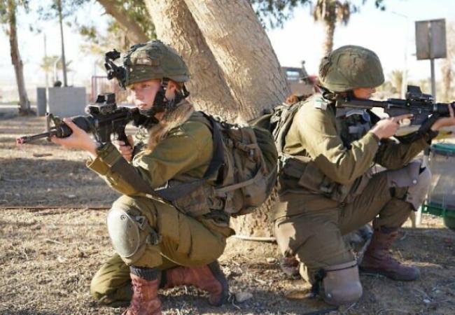 Female Israeli troops IDF photo