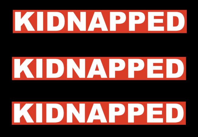 Header from The Kidnapped posters