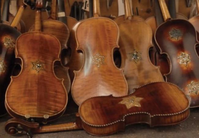 Instruments from the Violins of Hope collection