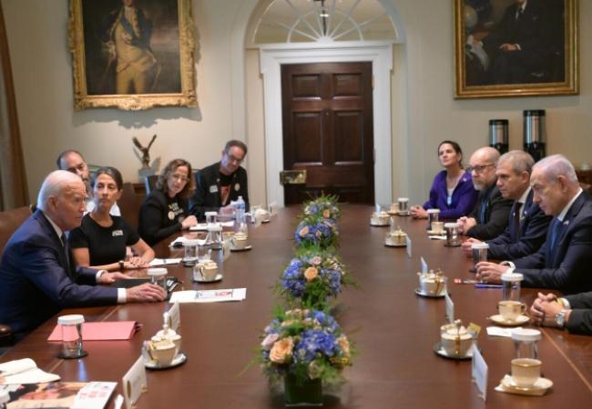 Biden and Netanyahu at White House GPO photo