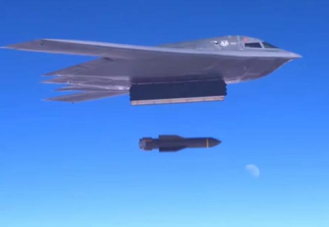B2 drops MOP DoD photo