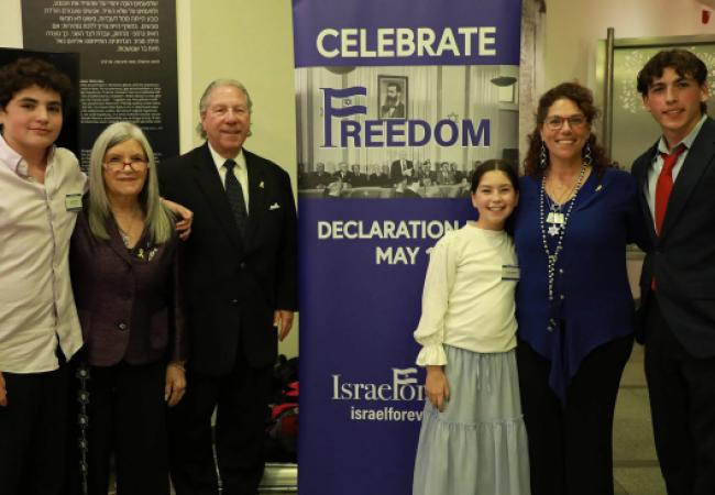 The Heidemans at Declaration Day