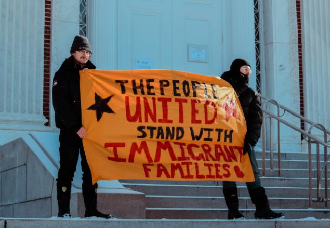 Anti ICE protest Vermont Tempest Collective Wikimedia