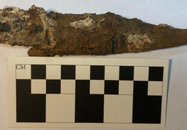 Iron Age knife Bar Ilan University Prof Avi Faust