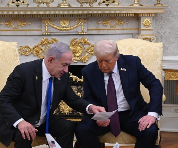 Trump and Netanyahu Official Photo