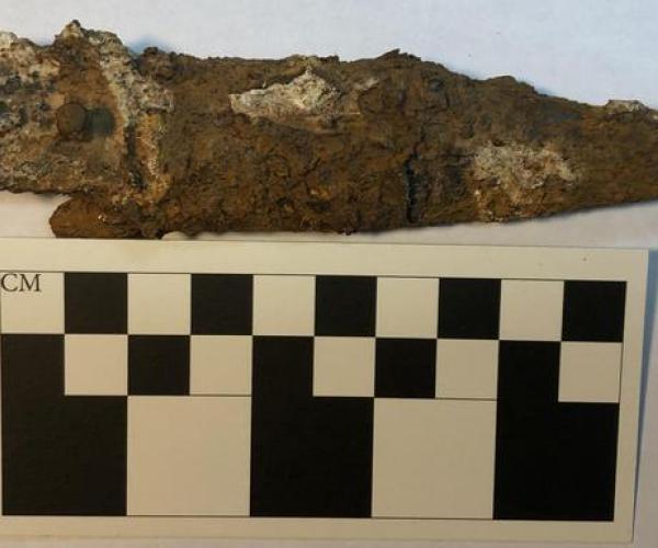 Iron Age knife Bar Ilan University Prof Avi Faust