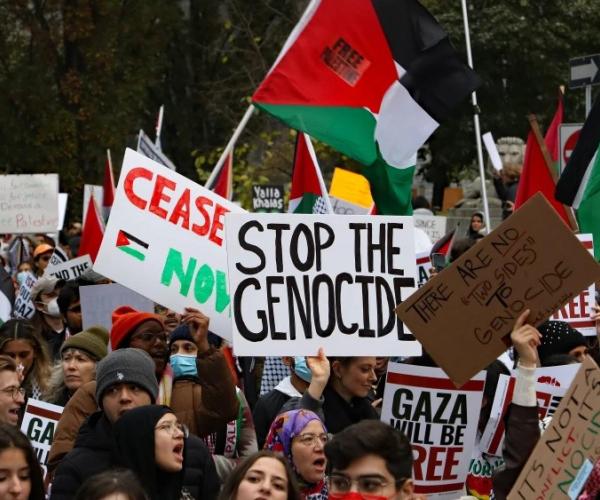 Anti Israel protest Toronto Canada 2023 Wikimedia