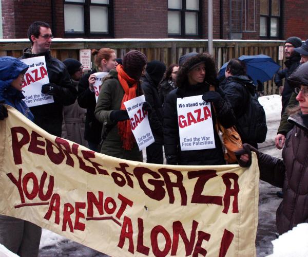 Protest at Israeli consulate wikimedia
