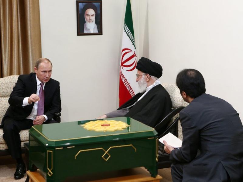 Russian President Vladimir Putin meets Supreme Leader Khamenei, 2015