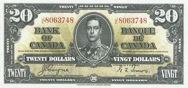 Bank of Canada twenty-dollar bill