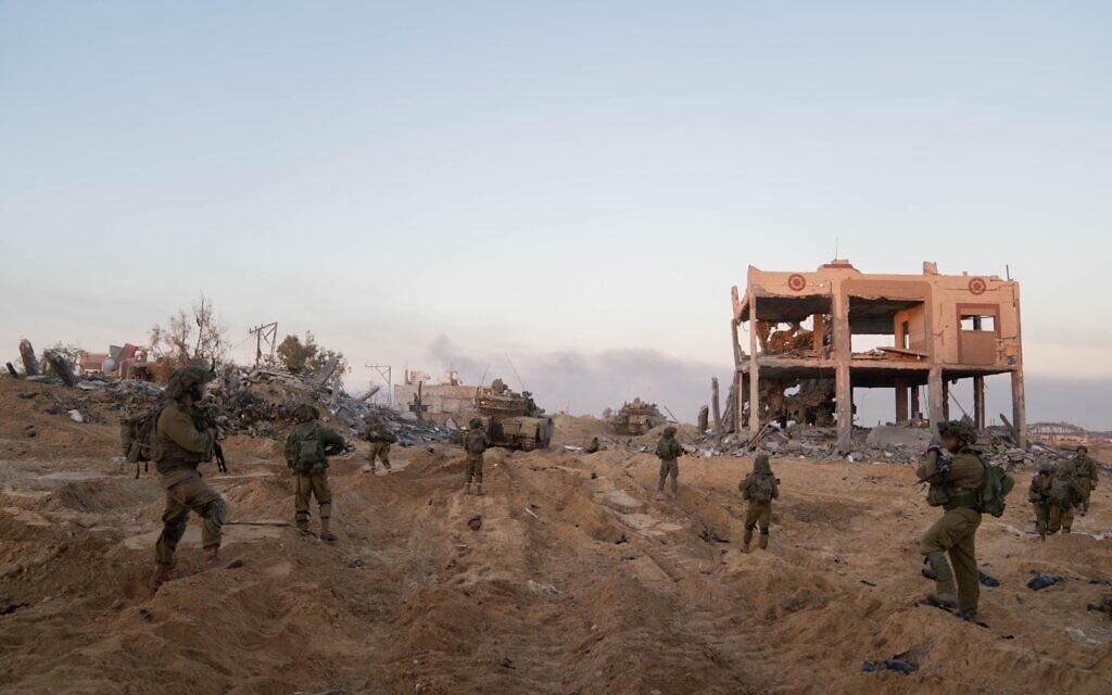 IDF troops operating in Gaza IDF photo
