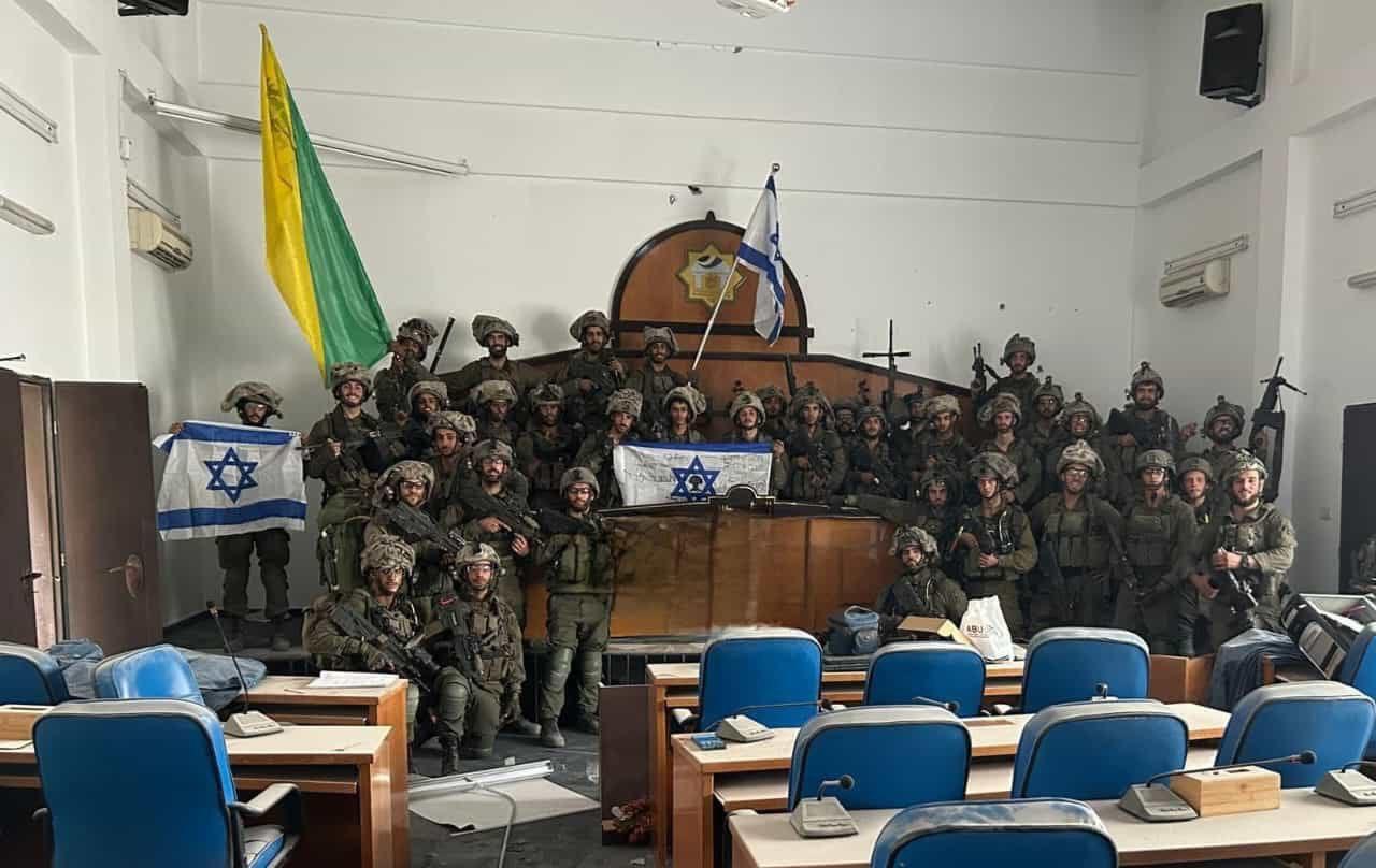 IDF in Gaza parliament