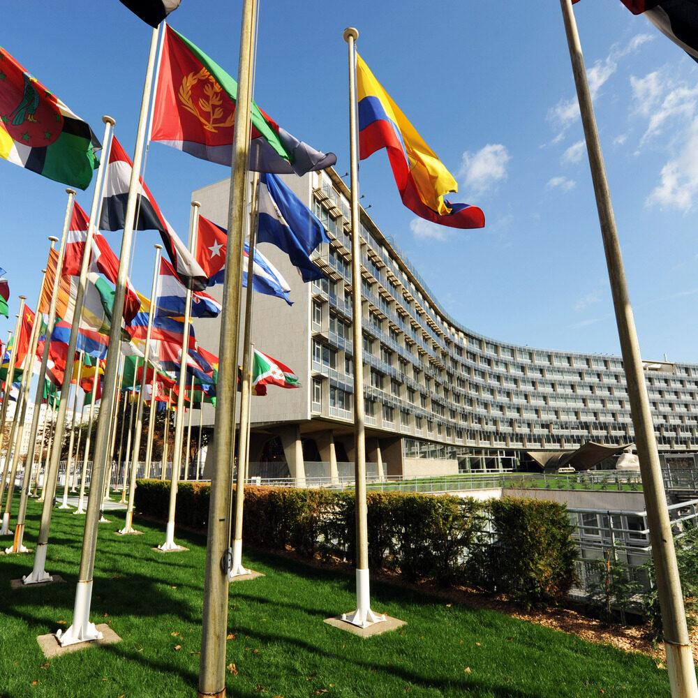 UNESCO 35th meeting with flags UNESCO photo Creative Commons