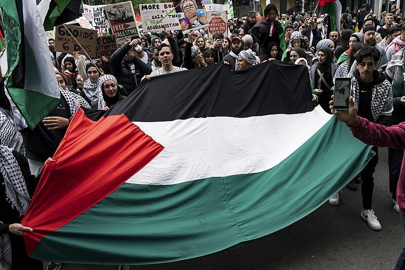 ProPalestine rally Melbourne Australia Wikimedia