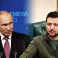 Presidents Putin and Zelenskyy