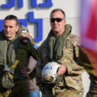 IDF Chief of Staff Lt. Gen. Herzi Halevi (left) with U.S. CENTCOM commander Gen. Michael E. Kurilla during the “Juniper Oak” joint exercise in Israel, January 2023. Credit: IDF 