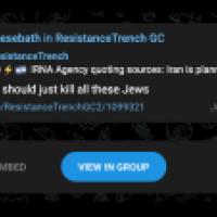 Antisemitism on telegram