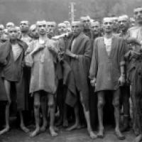 Ebensee concentration camp 1945 Holocaust wikimedia