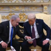 Trump and Netanyahu Official Photo